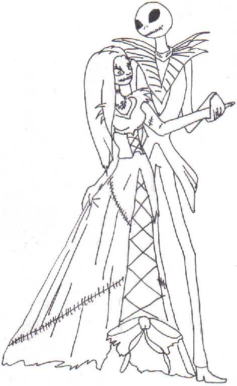 472x768 Nightmare Before Christmas Coloring Pages
