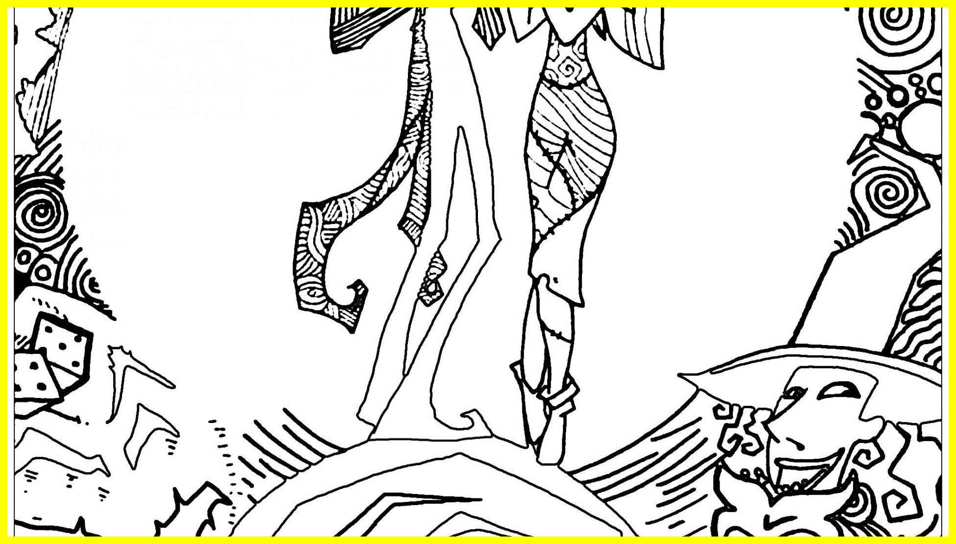 1950x1110 Amazing Nightmare Before Christmas Jack And Sally Coloring