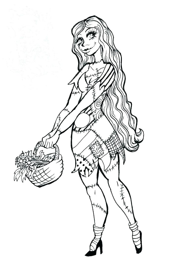 736x1053 Nightmare Before Christmas Jack And Sally Coloring Pages