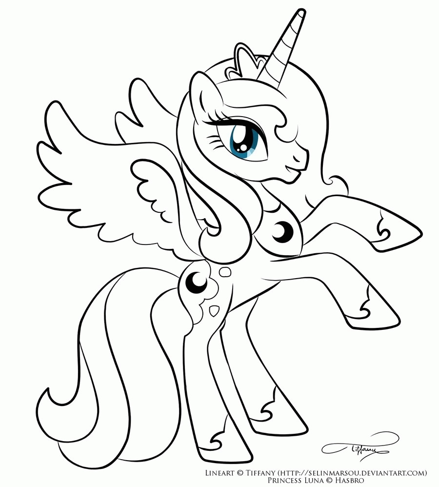 900x998 New Luna And Nightmare Moon Coloring Pages Gallery Free Page Acpra