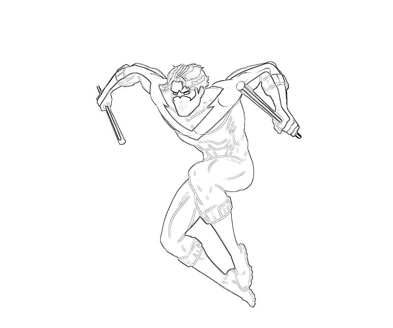 800x667 Nightwing Coloring Pages Nightwing Coloring Pages Bestofcoloring