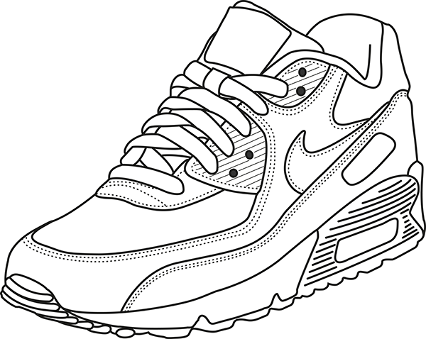 600x478 Nike Air Max Coloring Pages Pin Daniel Strong On Squad