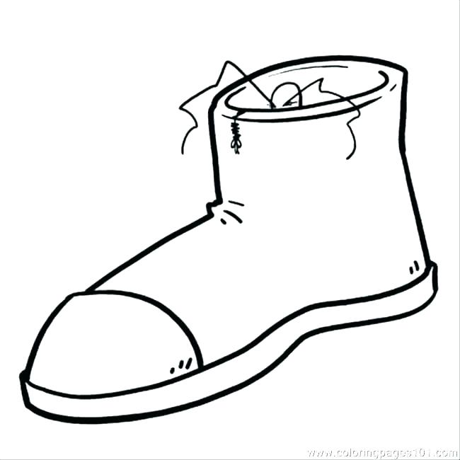 650x650 Shoes Coloring Pages