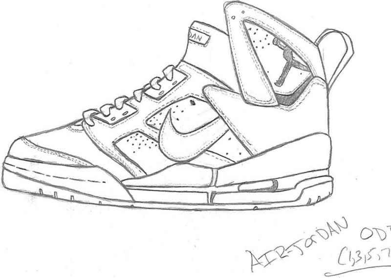 800x570 Free Coloring Pages Of Air Jordan Shoe Air
