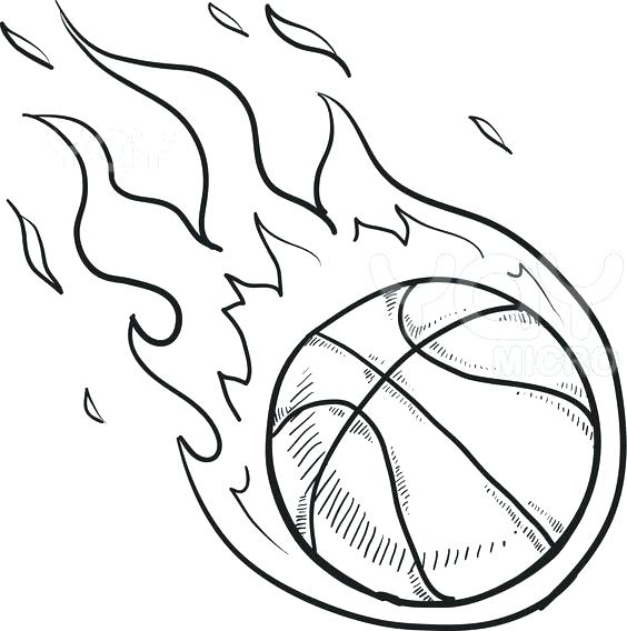 564x568 Basketball Color Pages Basketball Coloring Sheets As Well As