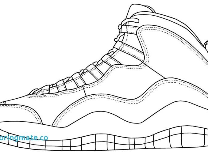 678x506 Jordan Shoe Coloring Pages Coloring Pages Free Printable