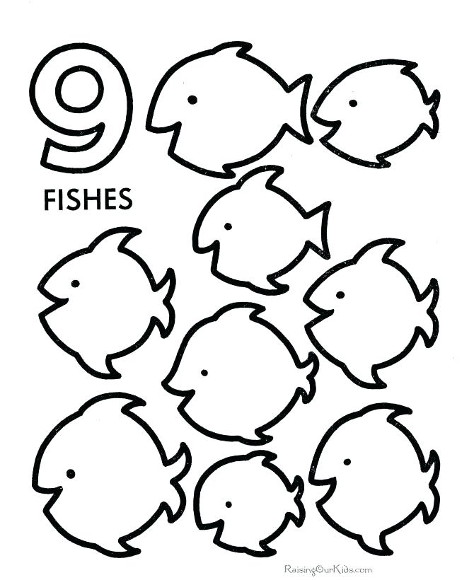 670x820 Number Coloring Sheet Coloring Sheet Number Learning Number