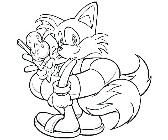 640x533 Sonic And Tails Coloring Pages Fox Coloring Pages Tails Coloring