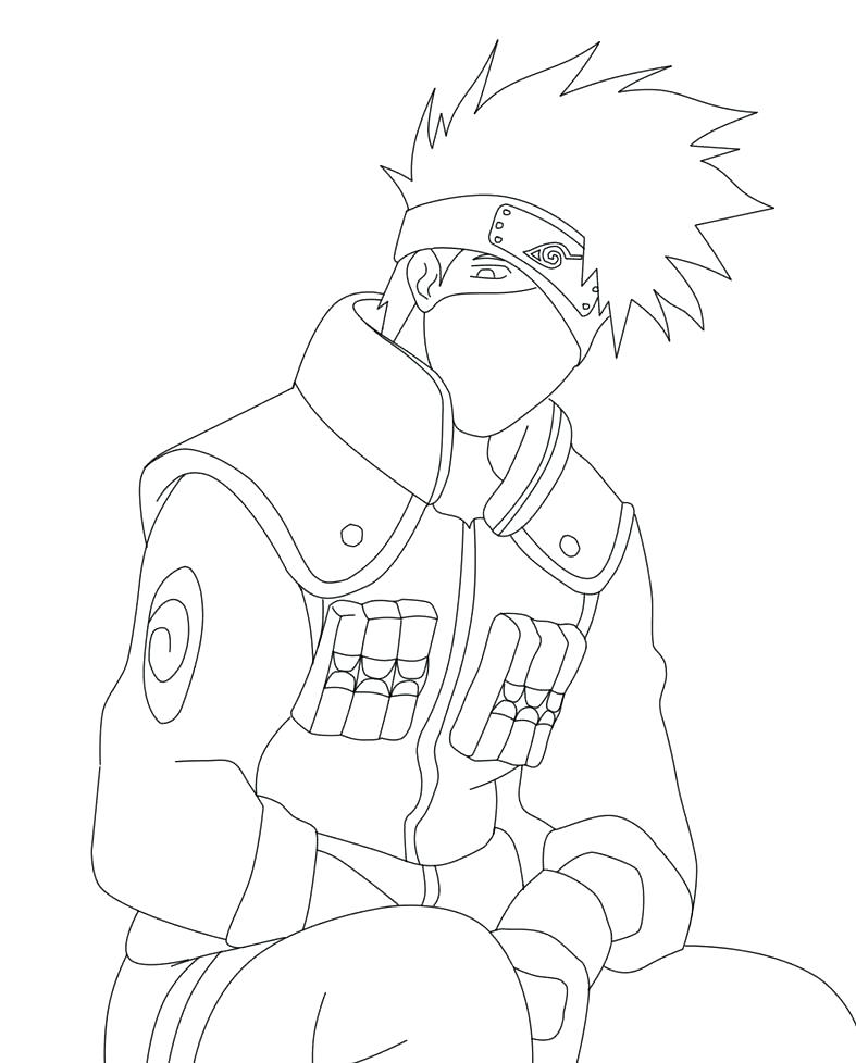 787x978 Naruto Coloring Pages Nine Tailed Fox Page Image Of Anime Online