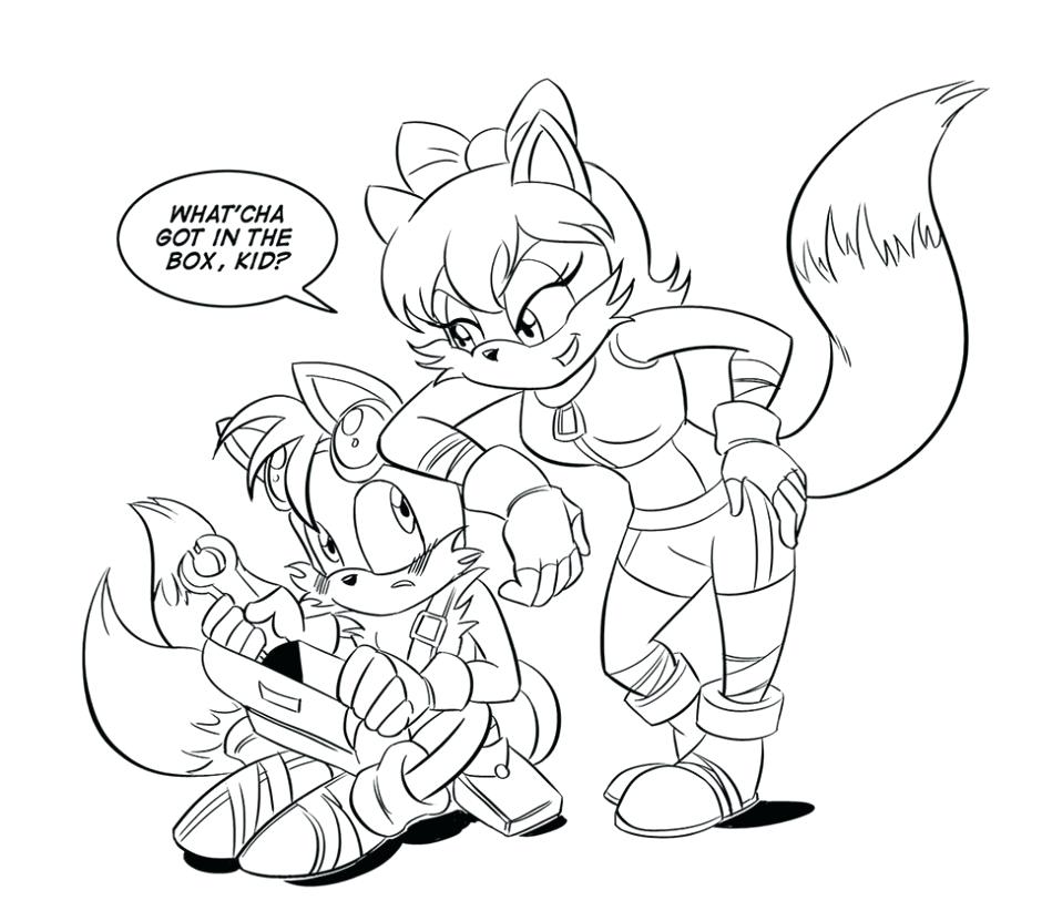 940x822 Tails Coloring Pages Sonic Naruto Nine Tails Coloring Pages