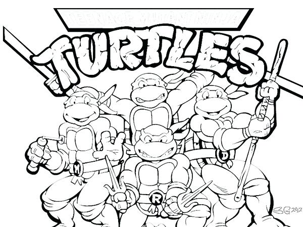 600x449 Ninja Turtles Free Coloring Pages
