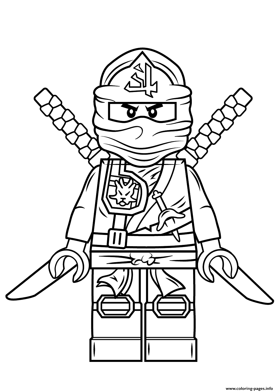 1060x1500 Lego Ninjago Green Ninja Coloring Pages Printable