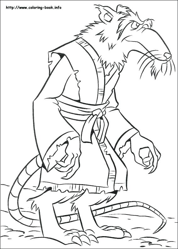567x794 Teenage Mutant Ninja Turtles Christmas Coloring Pages Picture