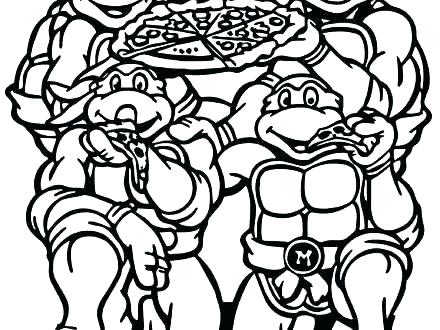 440x330 Coloring Pages Ninja Turtles
