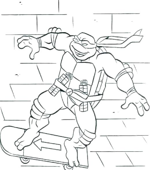 520x591 Mutant Ninja Turtles Coloring Pages Coloring Pages Of Teenage