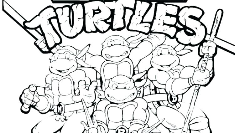 750x425 Ninja Turtle Face Color Page Kids Coloring Free Ninja Turtles