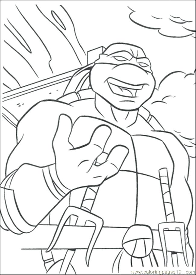 650x912 Teenage Mutant Ninja Turtles Leonardo Colouring Pages Beautiful