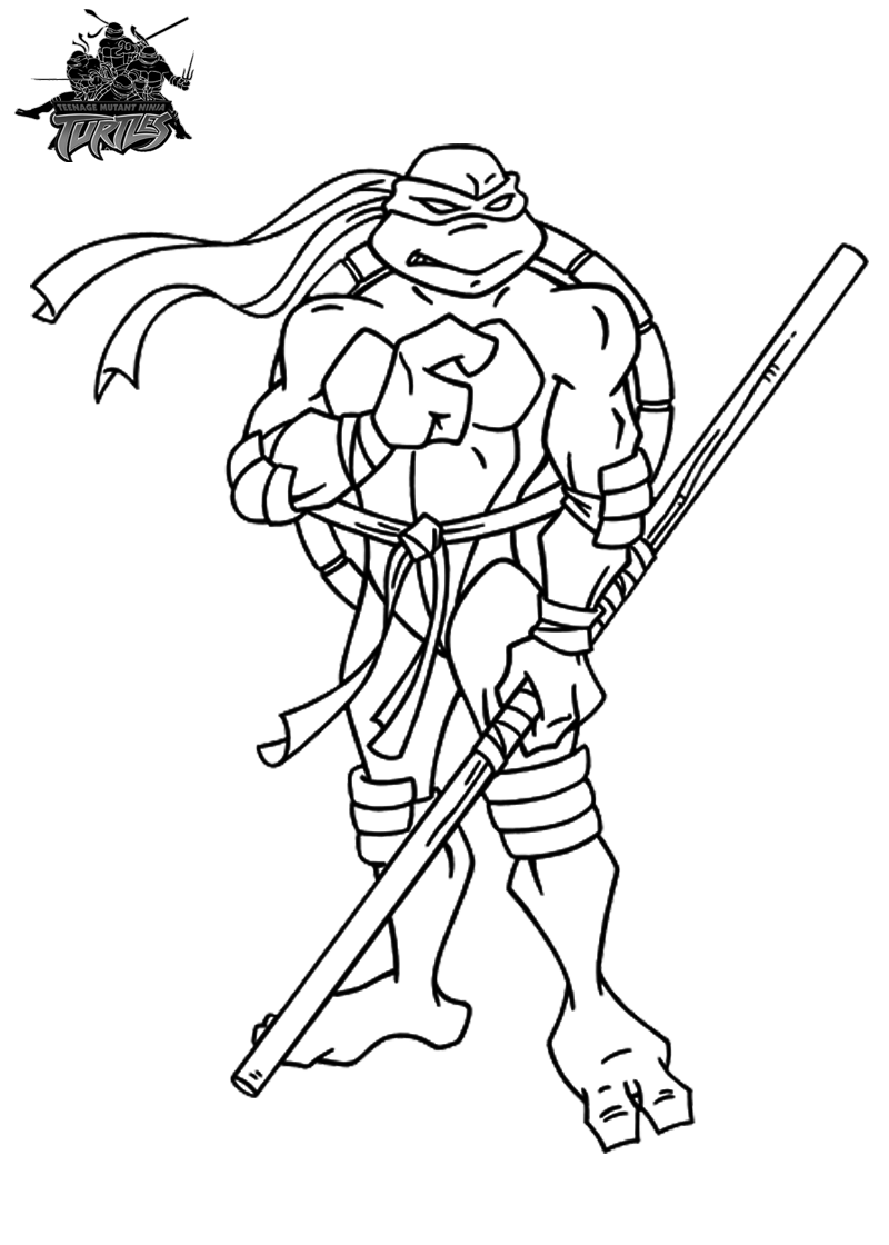 800x1120 Michaelangelo Ninja Turtle Coloring Pageninja Turtles Coloring