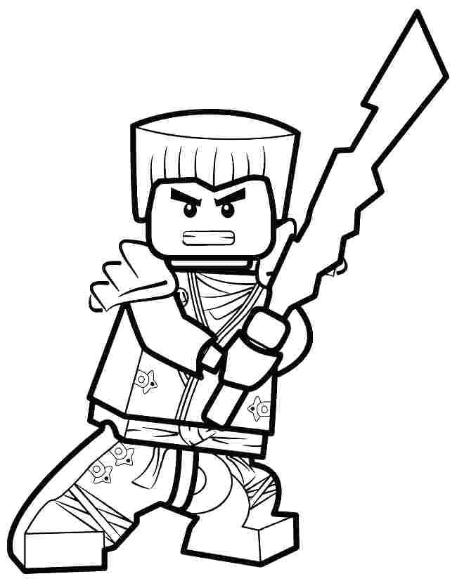 650x827 Lego Ninjago Coloring Pages Murs