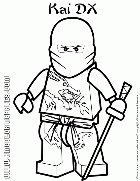 564x730 Lego Ninjago Ninja Coloring Pages