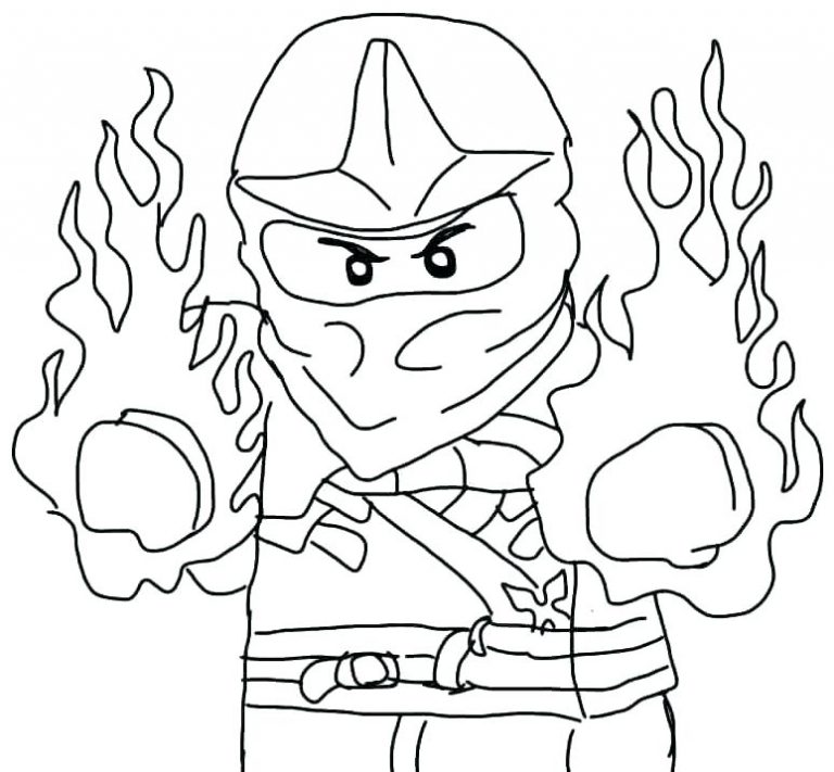 768x711 Lego Ninjago Coloring Pages Kai Kx Copy Games Page Sky View Larger
