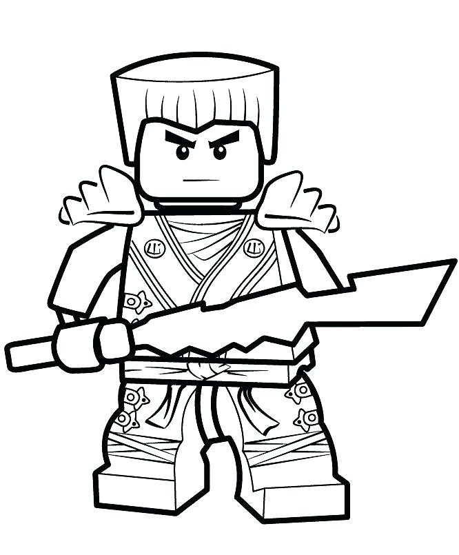 666x805 Lego Ninjago Coloring Pages S Jay Zx Golden Ninja
