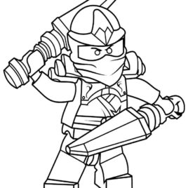 268x268 Lego Ninjago Gold Ninja Coloring Pages Coloring Pages Blue Ninjago