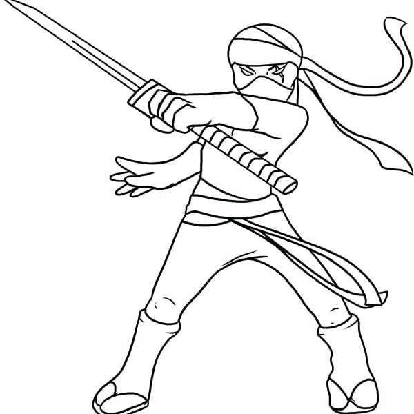 600x600 Ninja Coloring Sheets Free Ninja Coloring S For Big Kids Colouring