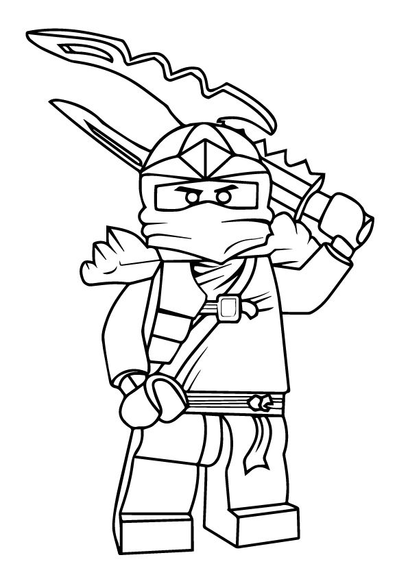 595x842 Ninjago Coloring Pages Fun Time