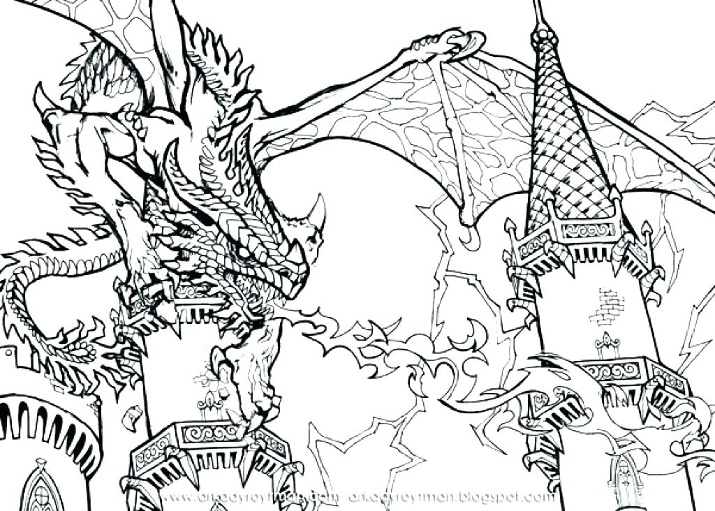 1024x732 Dragons Coloring Pages Cool Dragon Coloring Pages Cool Coloring