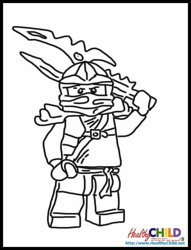 620x813 Ninjago Coloring Pages Kai