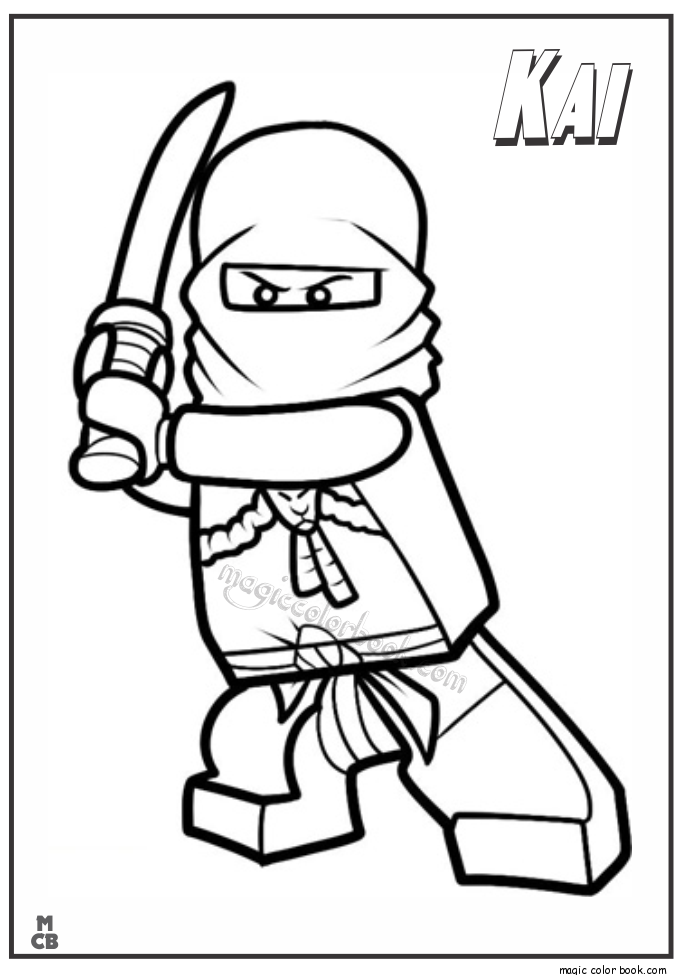 685x975 Ninjgo Kai Lego Coloring Pages