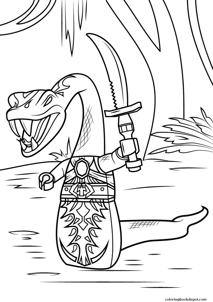 724x1024 Ninjago Pythor Coloring Pages