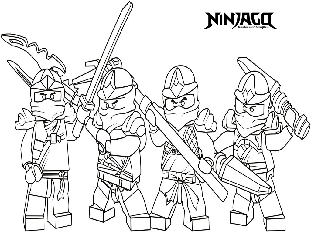 1024x768 Free Ninjago Coloring Pages Newyork Rp Free Printable Ninjago