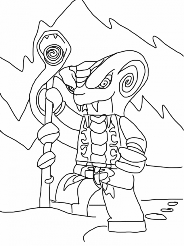 640x853 Colouring Pages Ninjago Lego Ninjago Lizaru Coloring Page Free