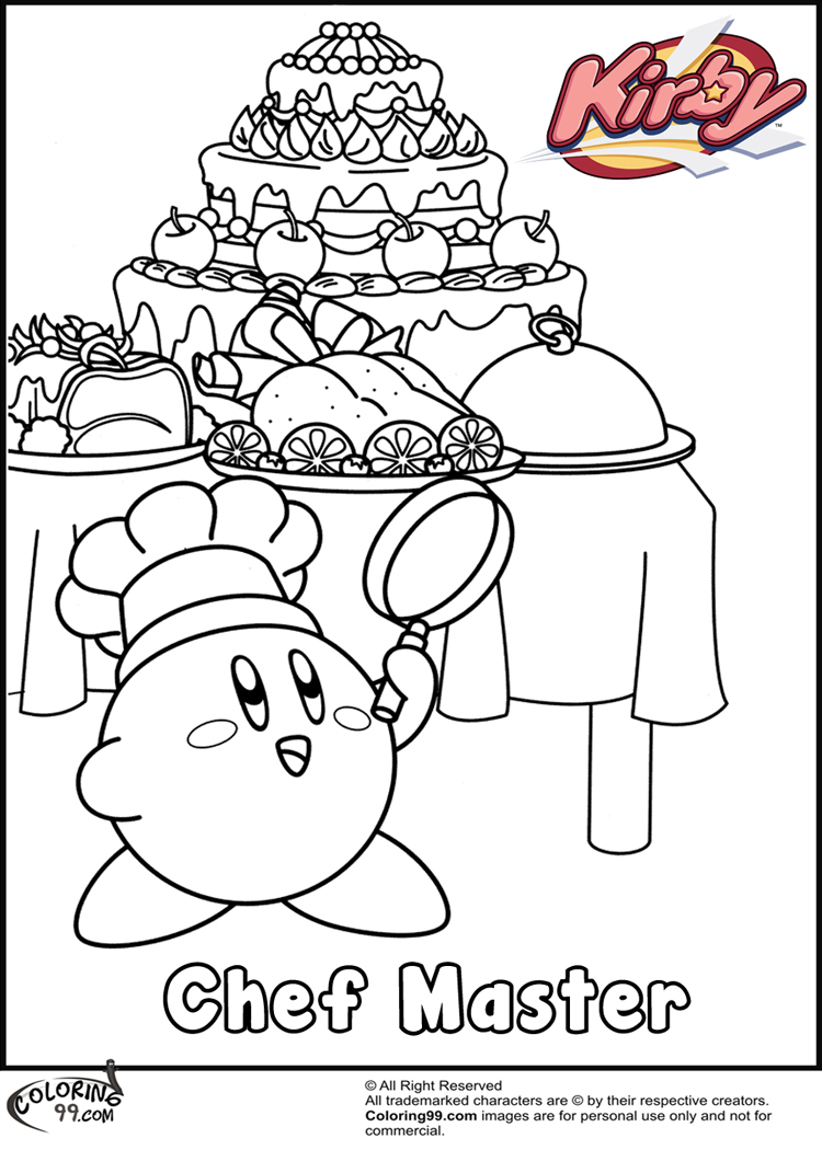750x1050 Kirby Coloring Pages Minister Coloring