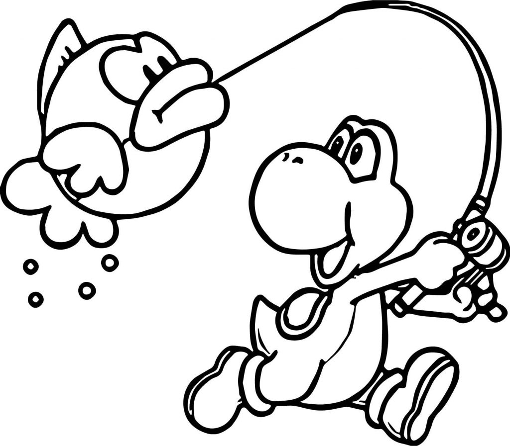 1024x897 Nintendo Characters Coloring Pages