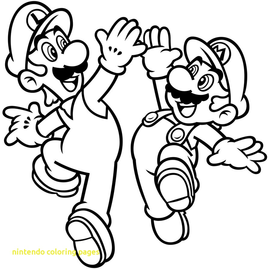 894x894 Nintendo Coloring Pages With Printable Image Get Bubbles