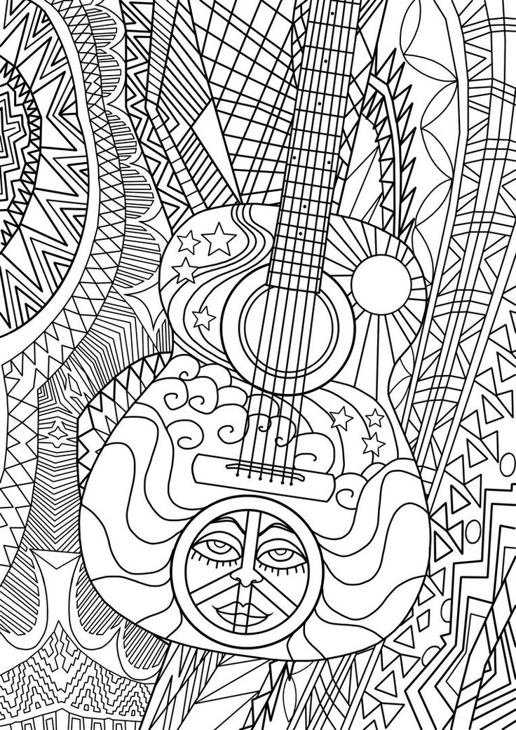 736x1041 Best Coloring Pages For Adults Images On Coloring
