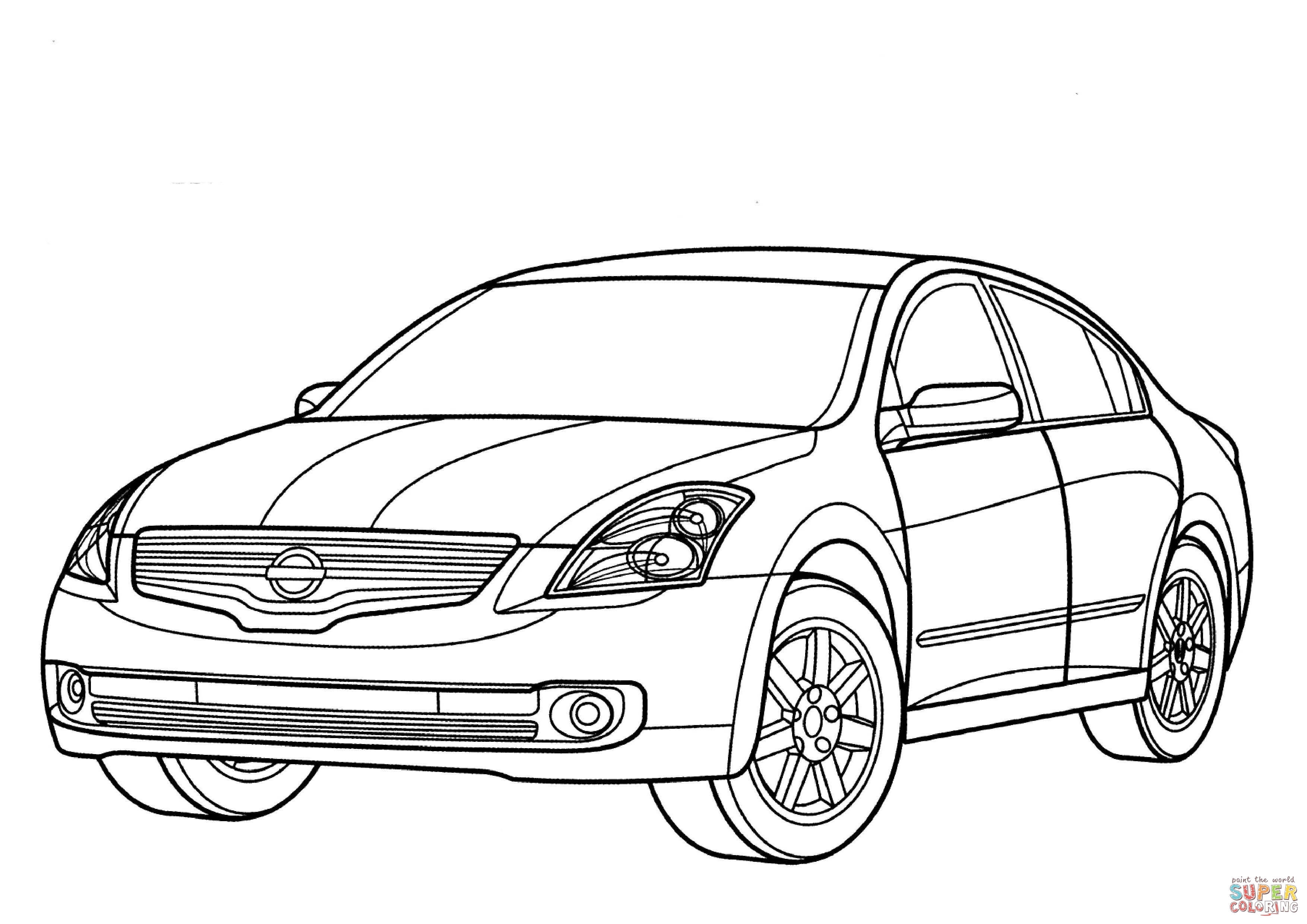 3508x2480 Sizable Gtr Coloring Pages New Nissan Cube Collection Free