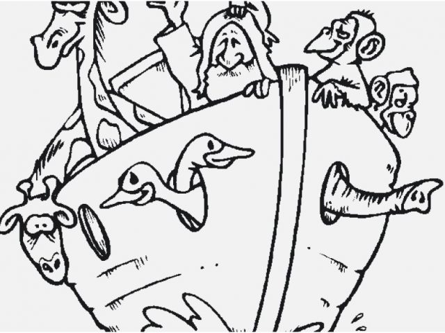 640x480 Noah's Ark Coloring Pages Printable View Noahs Ark Coloring Pages