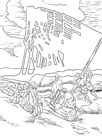 360x480 Building Ark Coloring Page Free Printable Coloring Pages Noah