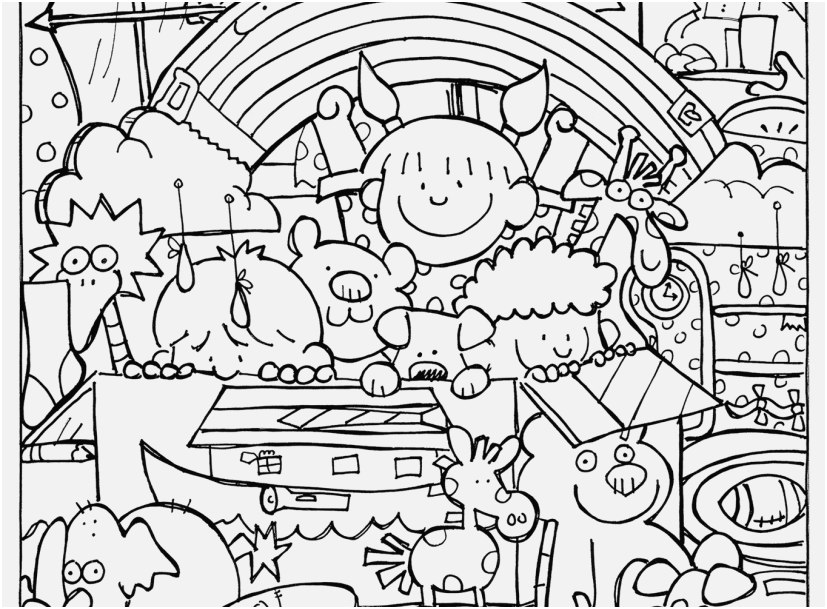 827x609 The Right Pic Noah Ark Coloring Pages Excellent
