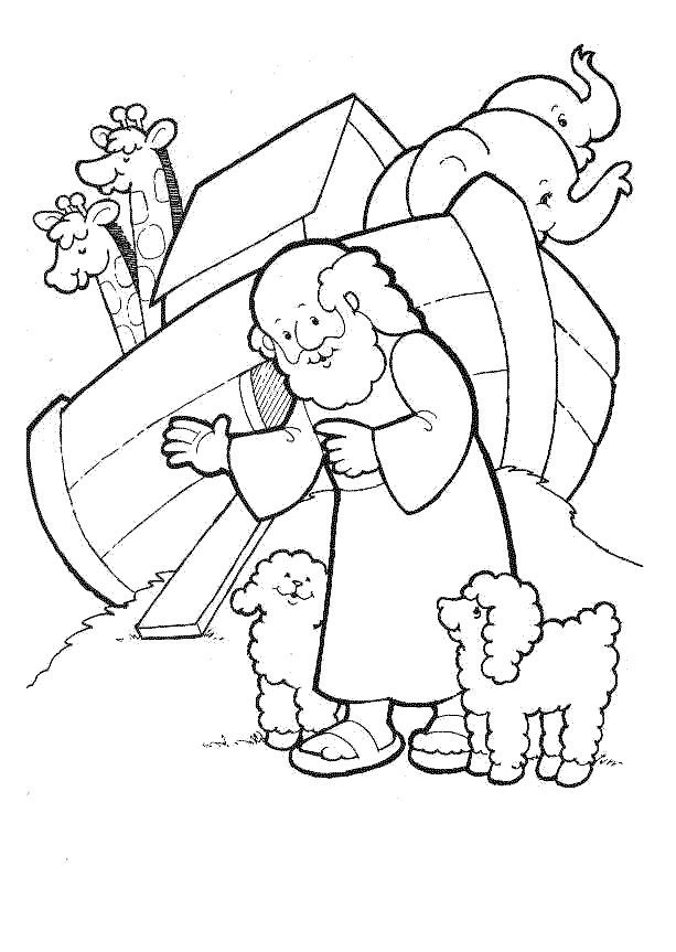 613x863 Free Noah's Ark Coloring Pages Found