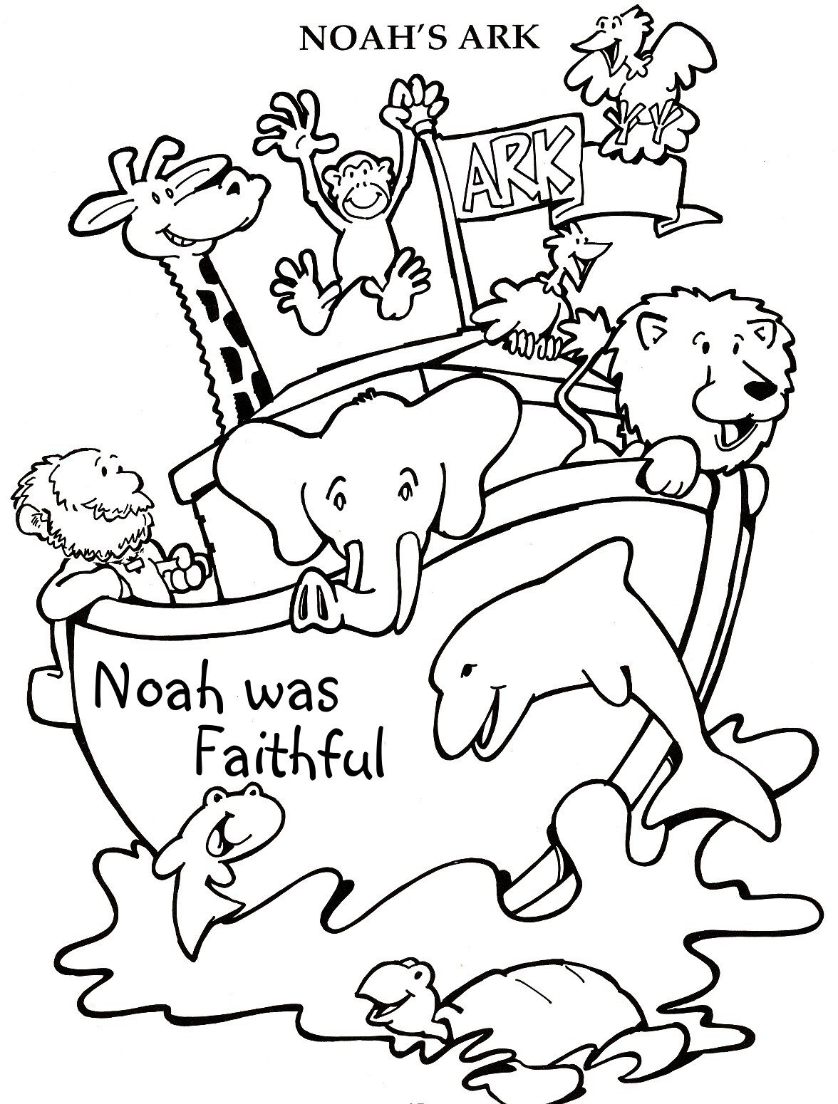 1176x1550 Free Children Coloring Pages Of Noah Ark Animals Coloring Pages
