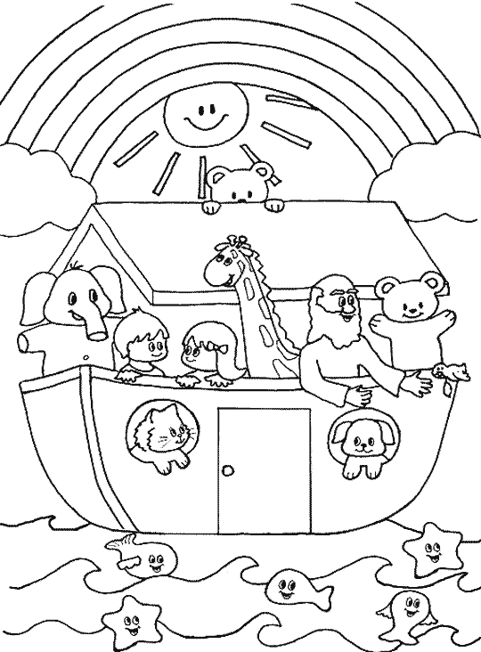 540x732 Noah's Ark Coloring Pages Printable Educational Coloring Pages
