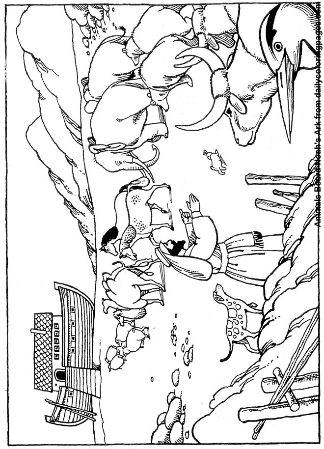 660x914 Animals On Noah's Ark Coloring Pages