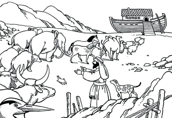 Noahs Ark Animal Coloring Pages at GetDrawings | Free download