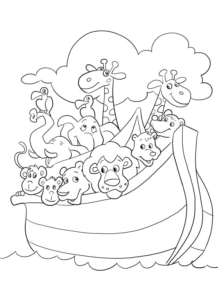 728x942 Noah And The Ark Coloring Pages Ark Coloring Pages Together