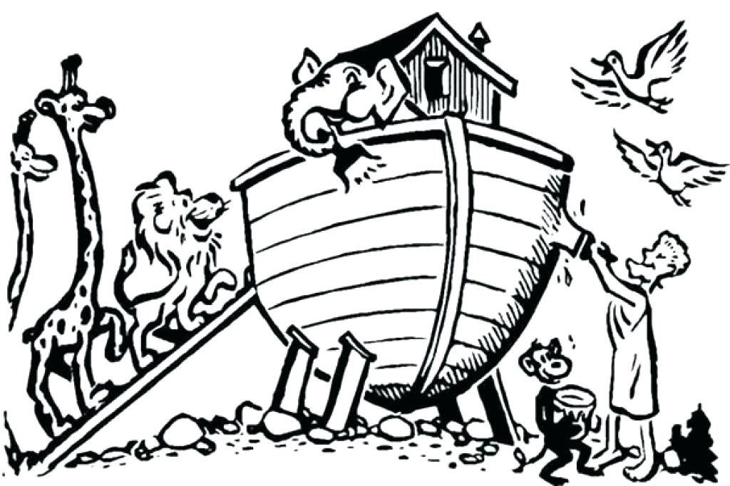 1024x682 Noah Coloring Page Ark Coloring Page And Animals Painting
